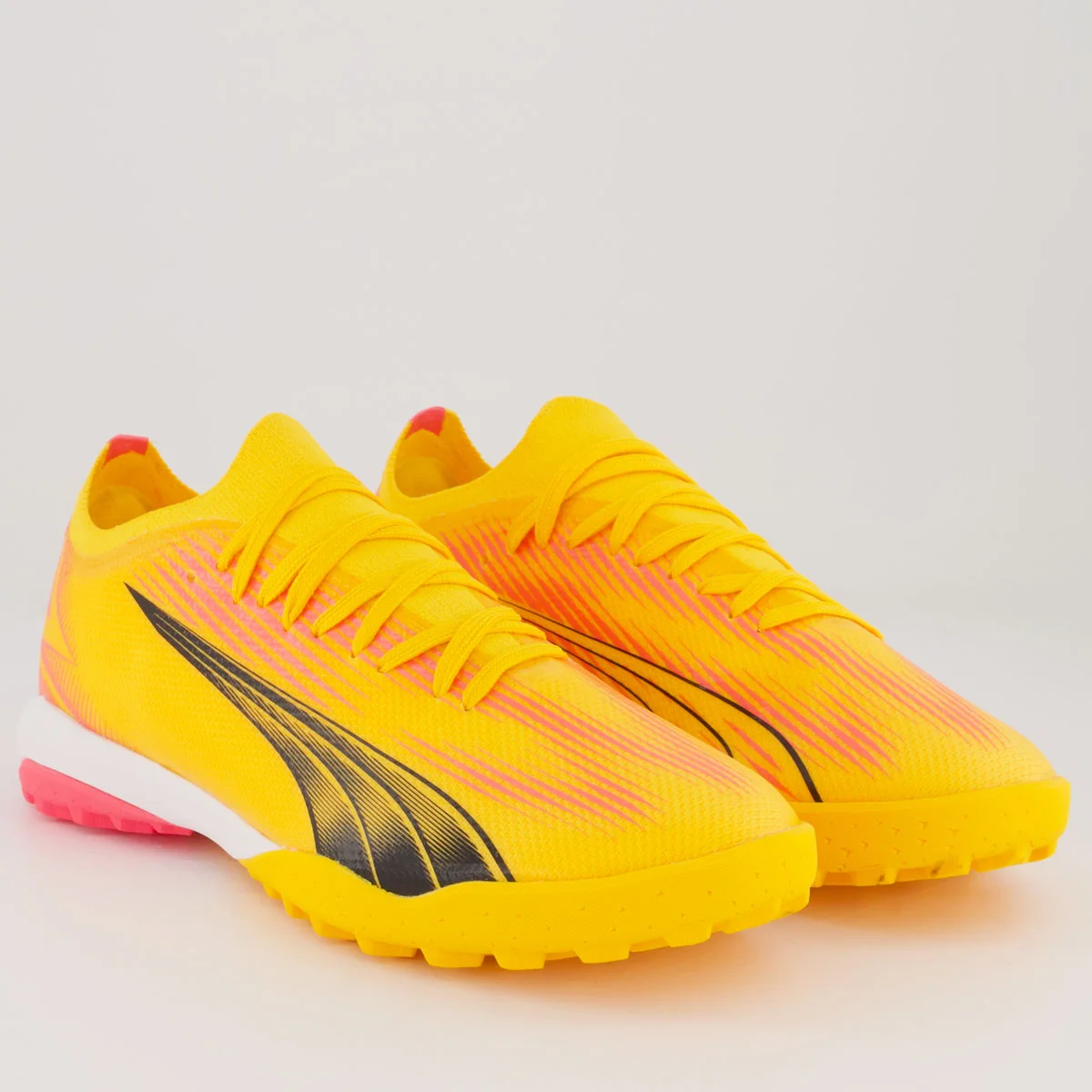 Chuteira Puma Ultra Match TT BDP Society Laranja Neon Laranja 2