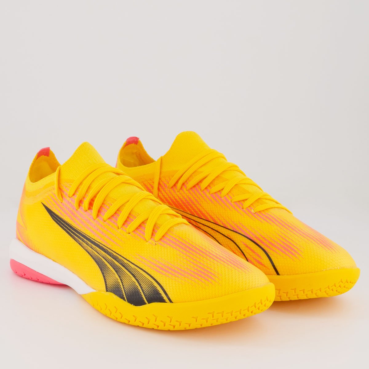 Chuteira Puma Ultra Match IT BDP Futsal Laranja Neon Laranja 2