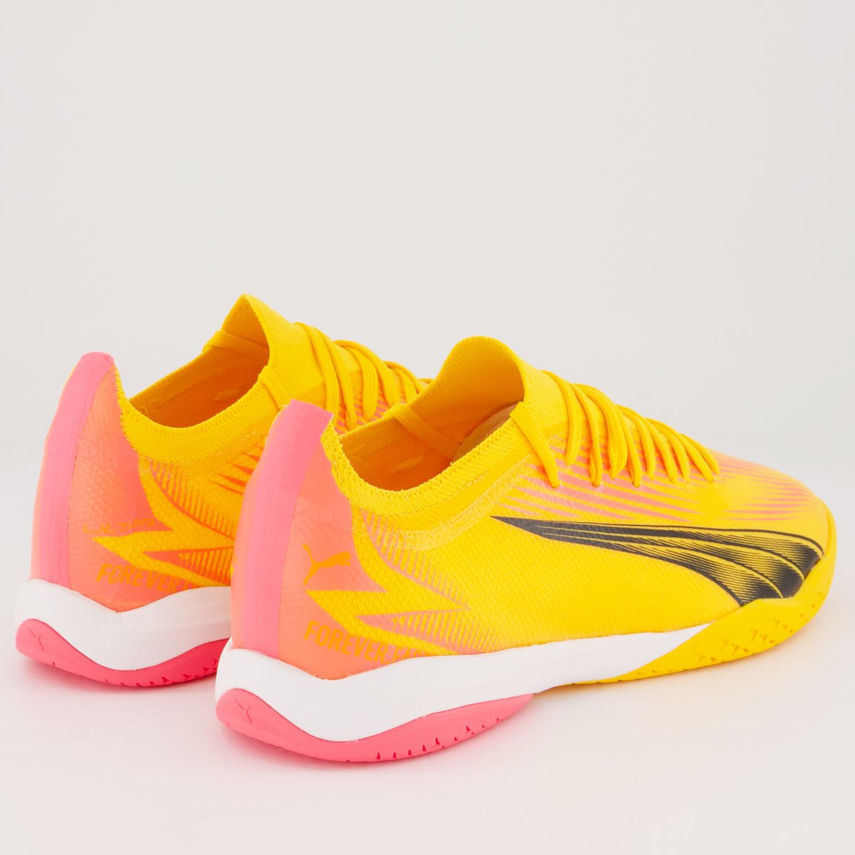 Chuteira Puma Ultra Match IT BDP Futsal Laranja Neon Laranja 3