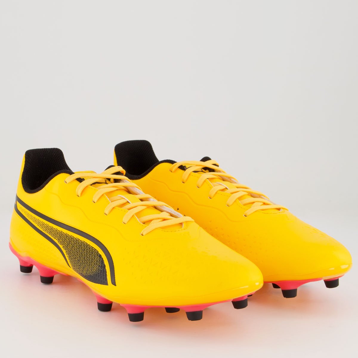 Chuteira Puma King Match FG/AG Campo Laranja Laranja 2