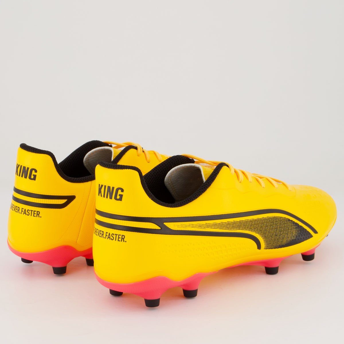 Chuteira Puma King Match FG/AG Campo Laranja Laranja 3