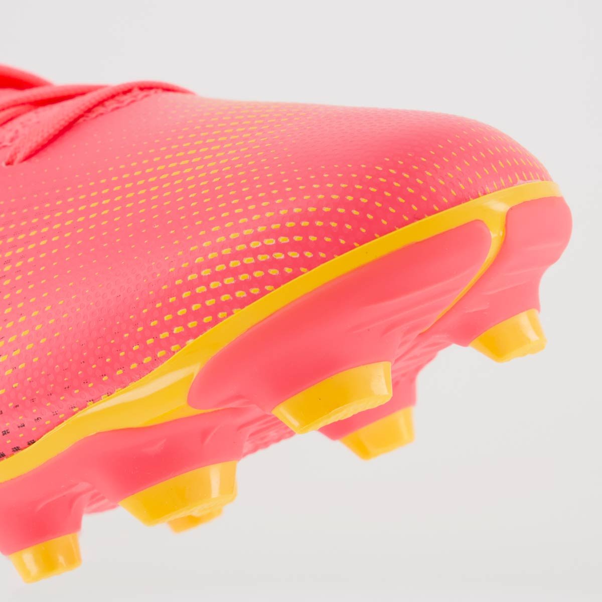 Chuteira Puma Future 7 Play FG/AG Campo Juvenil Rosa Rosa 8