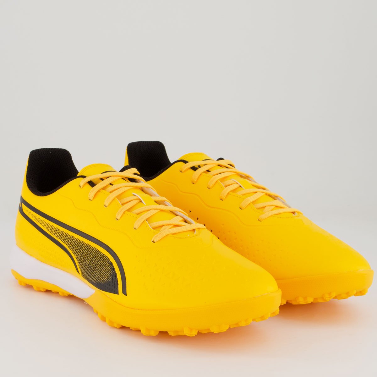 Chuteira Puma King Match TT Society Amarela Amarelo 2