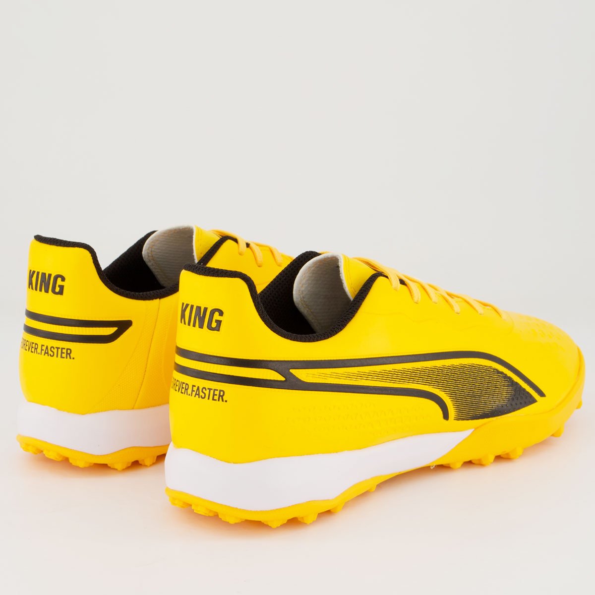 Chuteira Puma King Match TT Society Amarela Amarelo 3