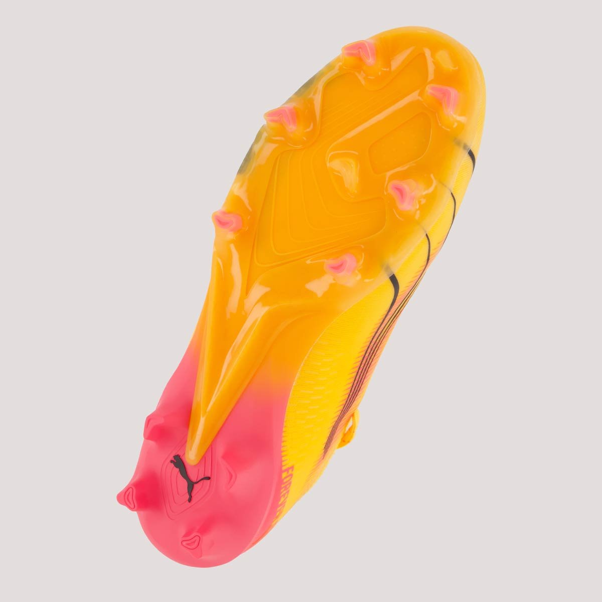 Chuteira Puma Ultra Ultimate FG/AG Campo Laranja Neon Laranja 5