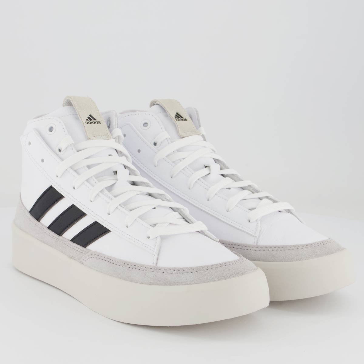 Tênis Adidas Znsored Hi Prem Leather Branco Branco 2