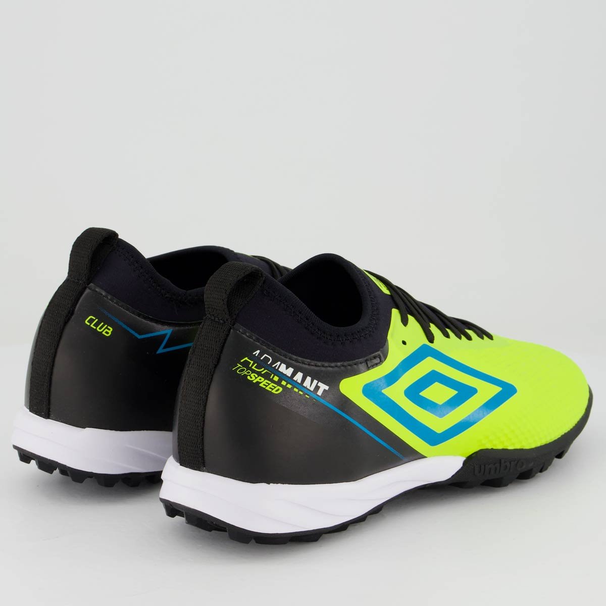 Chuteira Umbro Adamant Top Speed Club Society Verde Fluorescente Verde 3