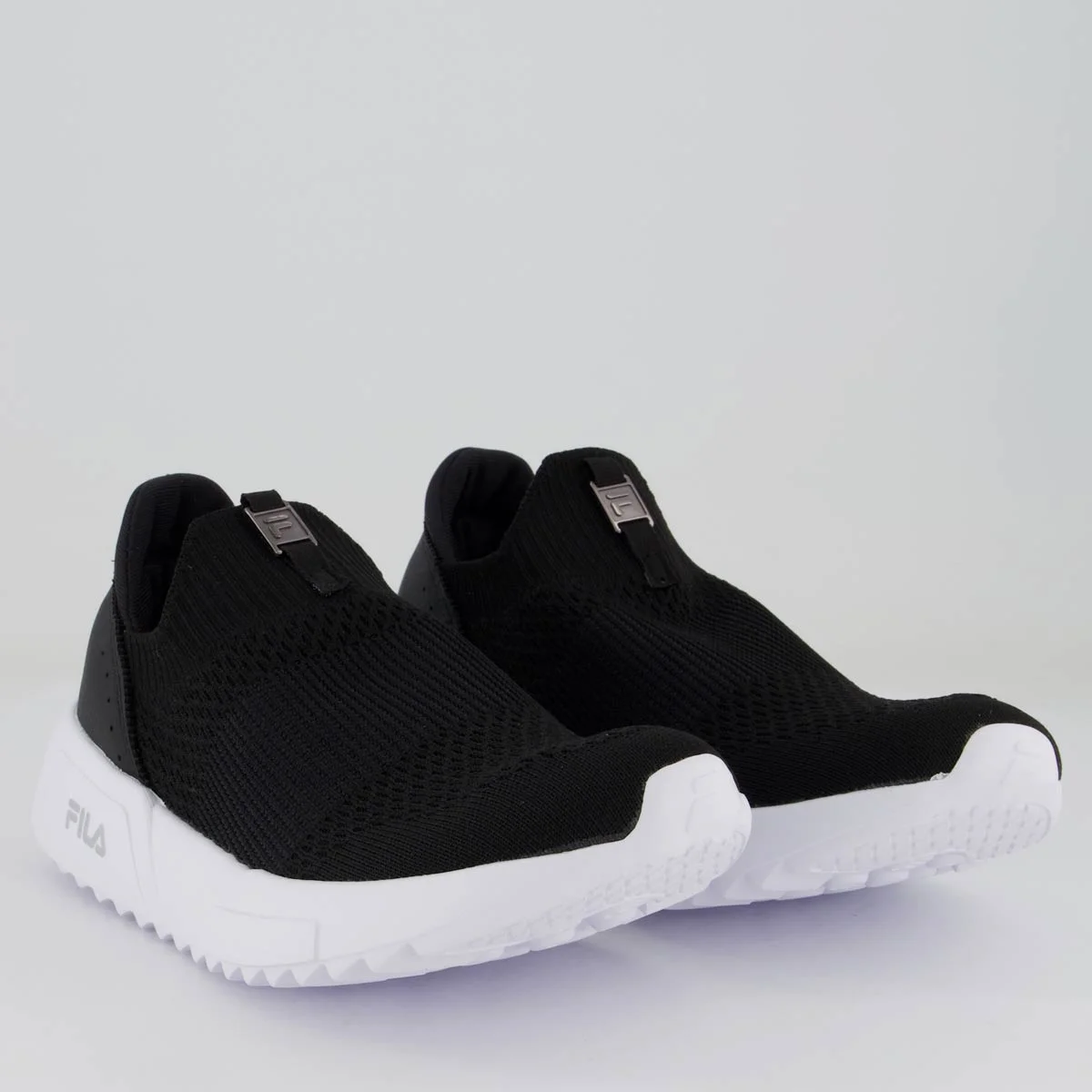 Tênis Fila Calzini II Feminino Preto e Branco Preto/Branco 2