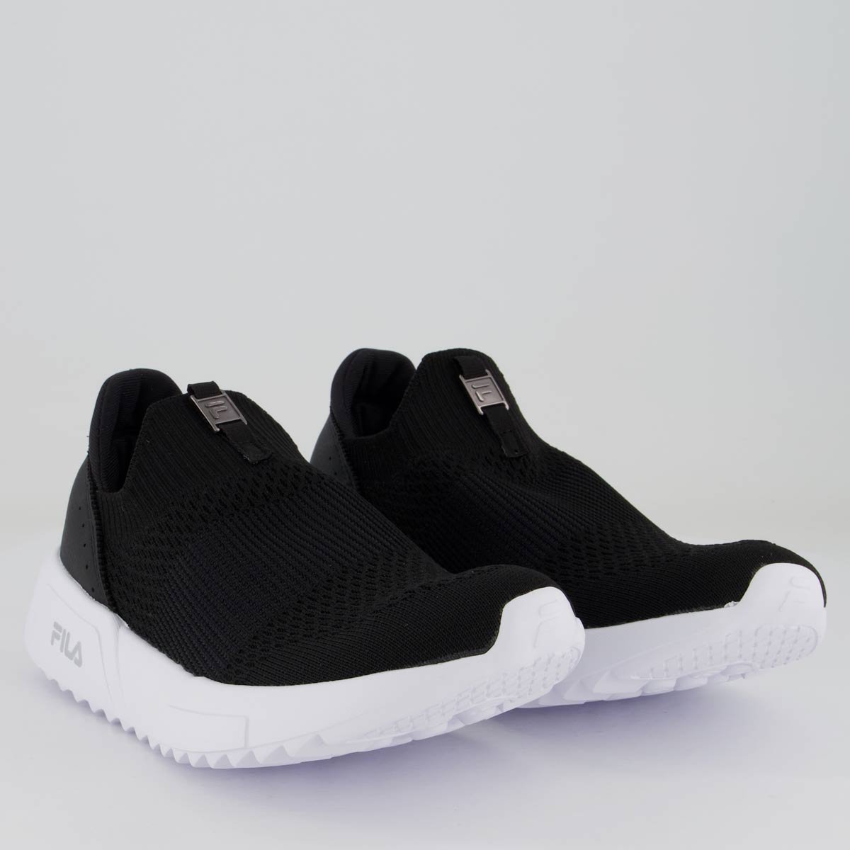 Tênis Fila Calzini II Feminino Preto e Branco Preto/Branco 2