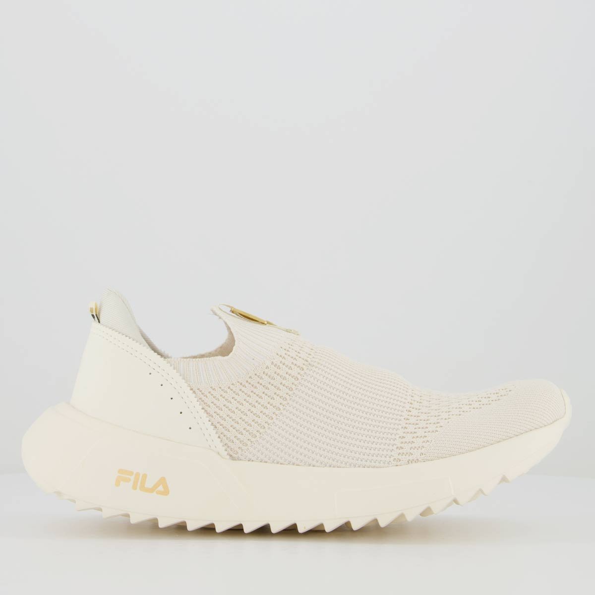 Tênis Fila Calzini II Feminino Bege e Dourado Bege/Dourado 1