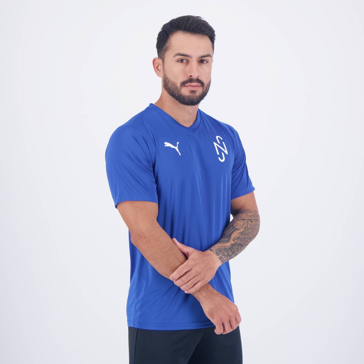 Camisa Puma Neymar Jr NJR Core Azul Azul 2