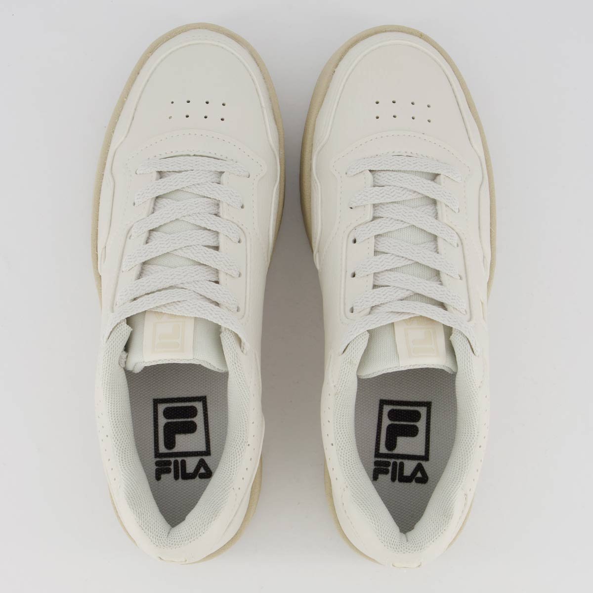 Tênis Fila Ardenza Feminino Branco e Bege Bege 4