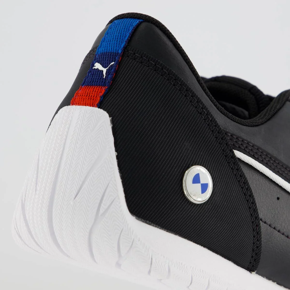 Tênis Puma BMW Motorsport Neo Cat Preto e Branco Branco 6