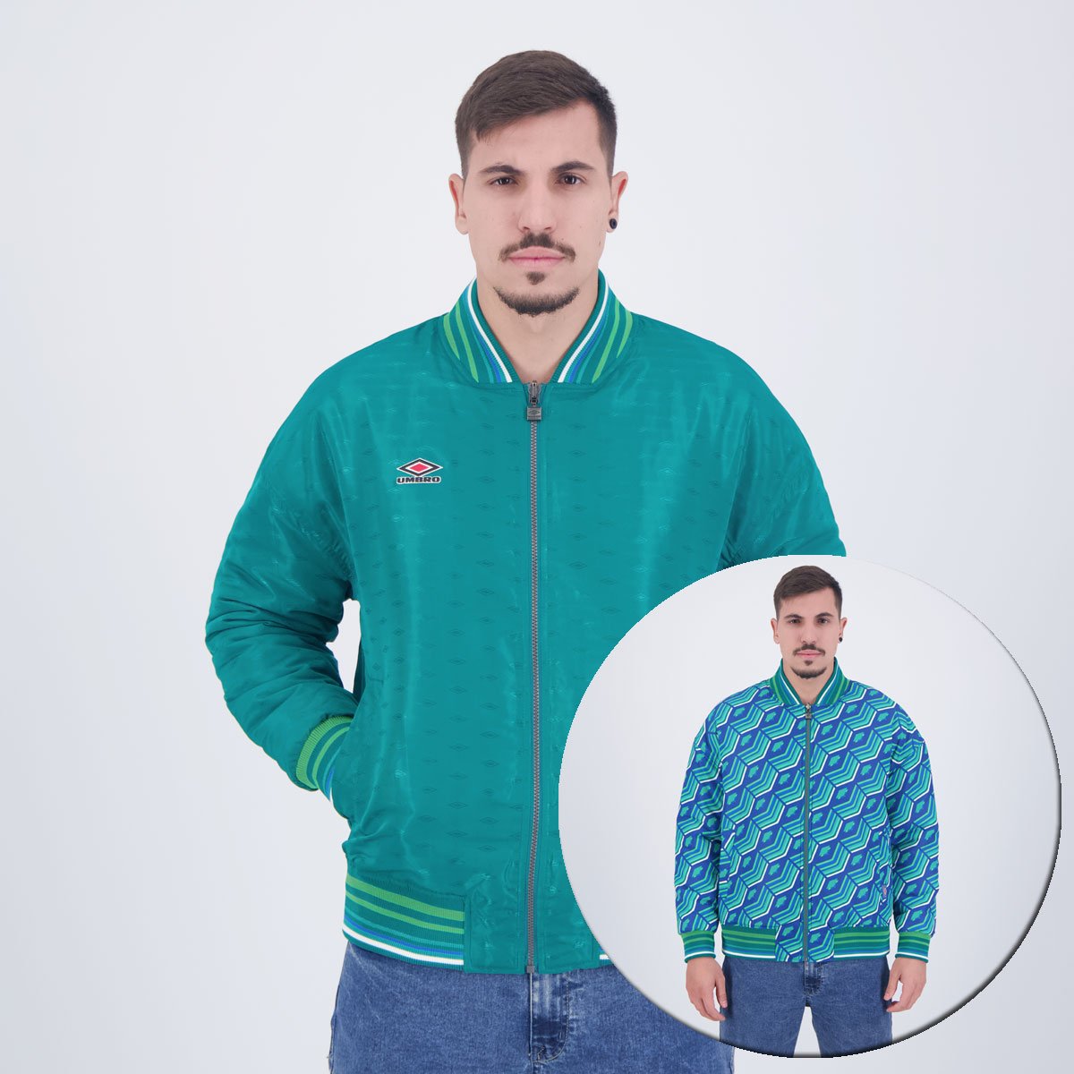Jaqueta Umbro Reversible Ramse Verde
