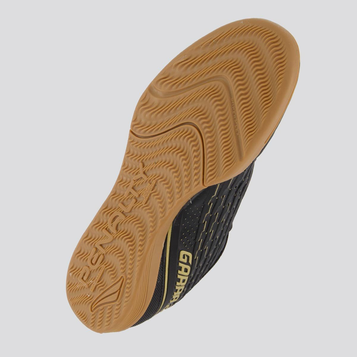 Chuteira Penalty Garra Y - 2.0 Futsal Preta e Dourada Preto 5