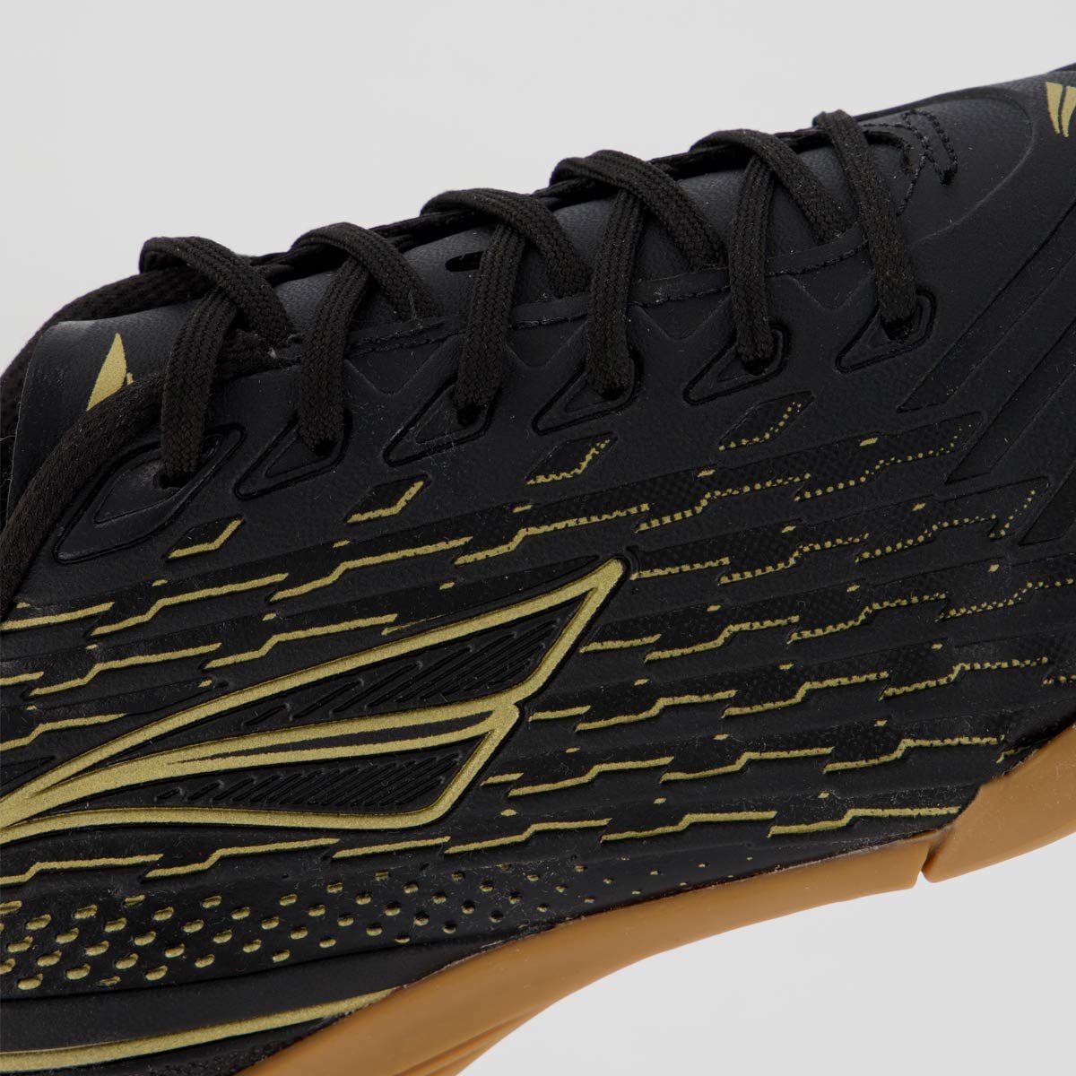 Chuteira Penalty Garra Y - 2.0 Futsal Preta e Dourada Preto 7