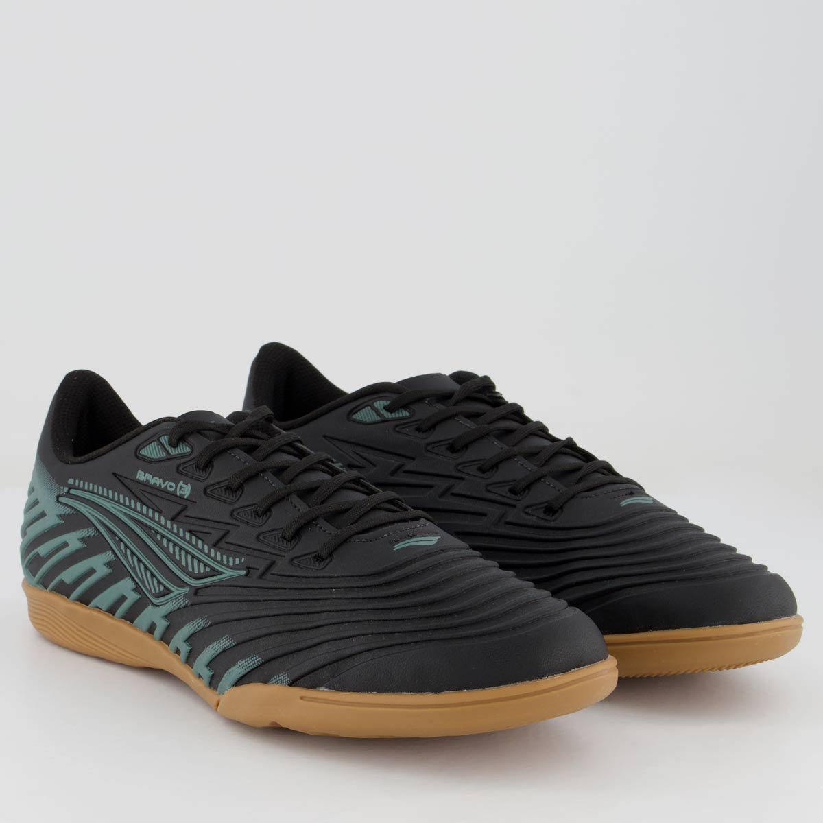 Chuteira Penalty Bravo Y - 3.0 Futsal Preta Preto 2