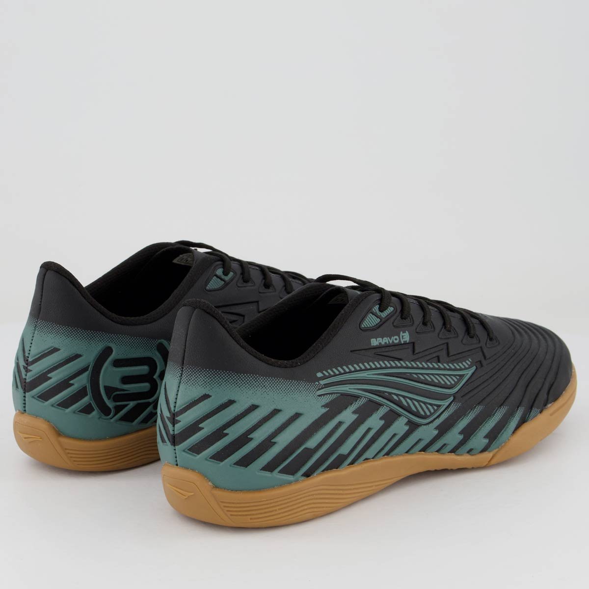 Chuteira Penalty Bravo Y - 3.0 Futsal Preta Preto 3