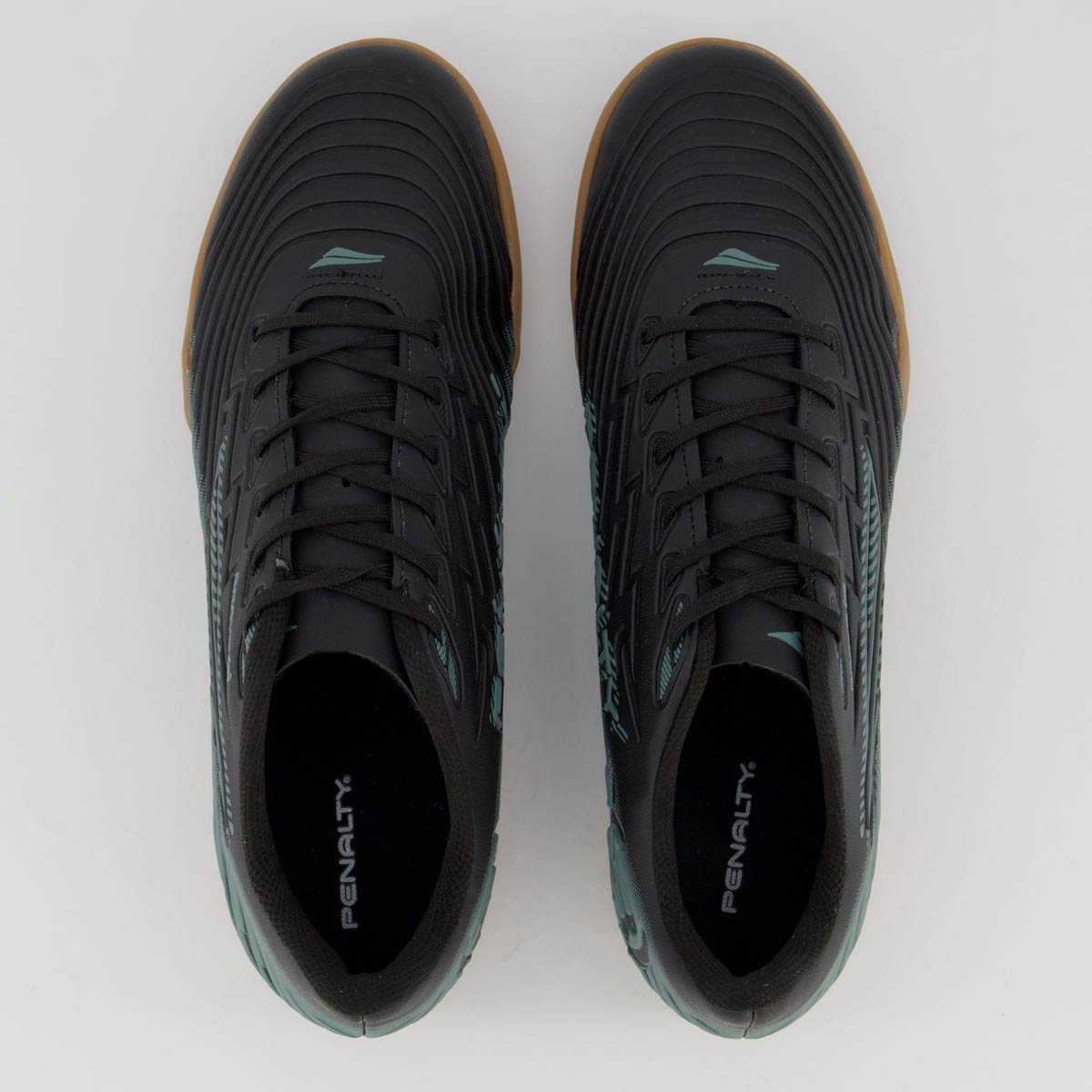 Chuteira Penalty Bravo Y - 3.0 Futsal Preta Preto 4