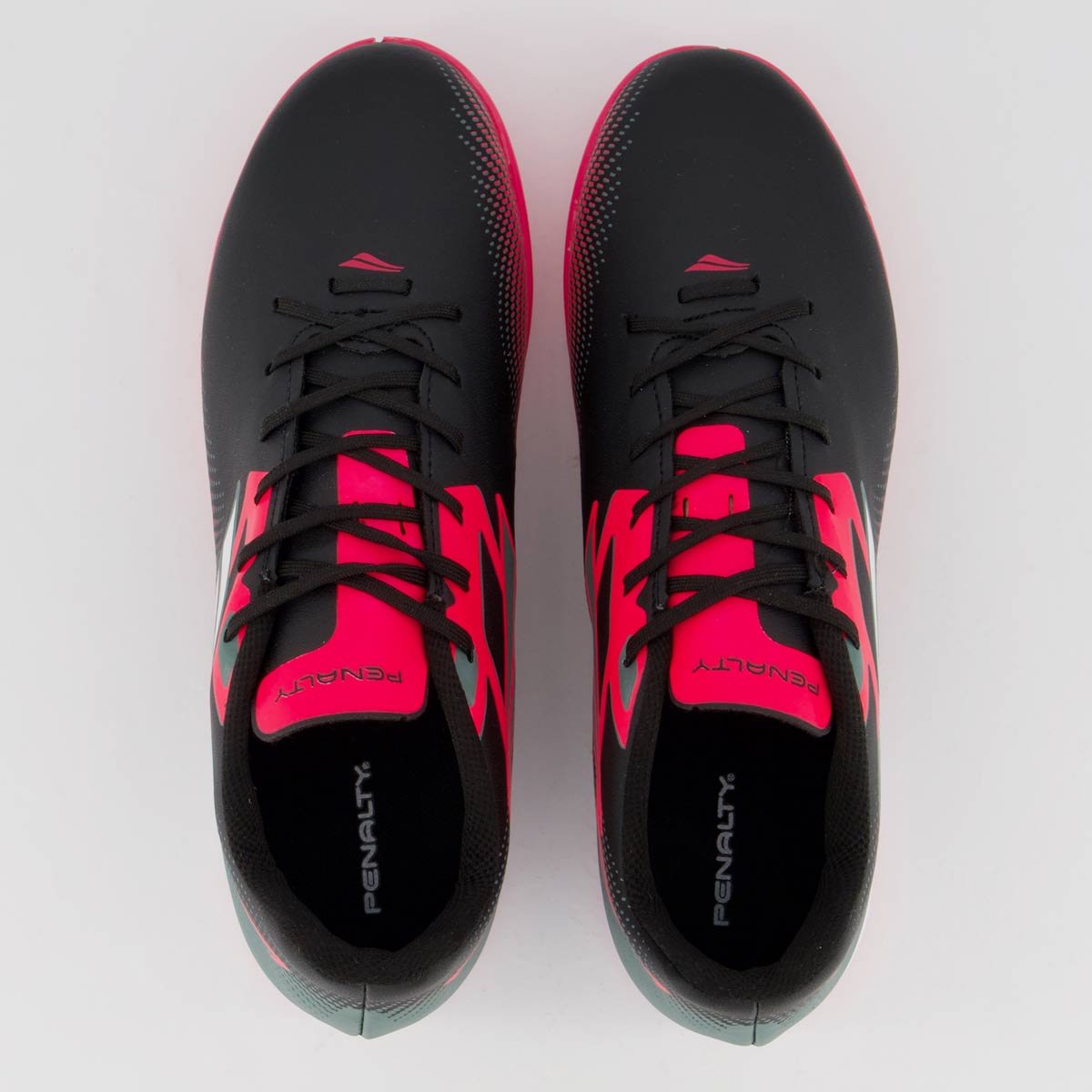 Chuteira Penalty Digital Y-1 Society Preta e Rosa Preto/Rosa 4