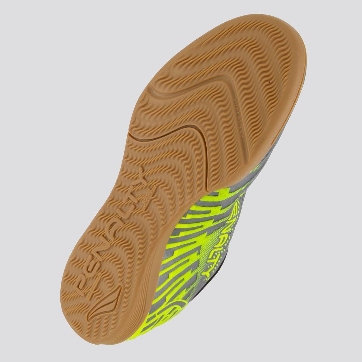 Chuteira Penalty Bravo Y-3.0 Futsal Cinza e Amarela Cinza/Amarelo 7