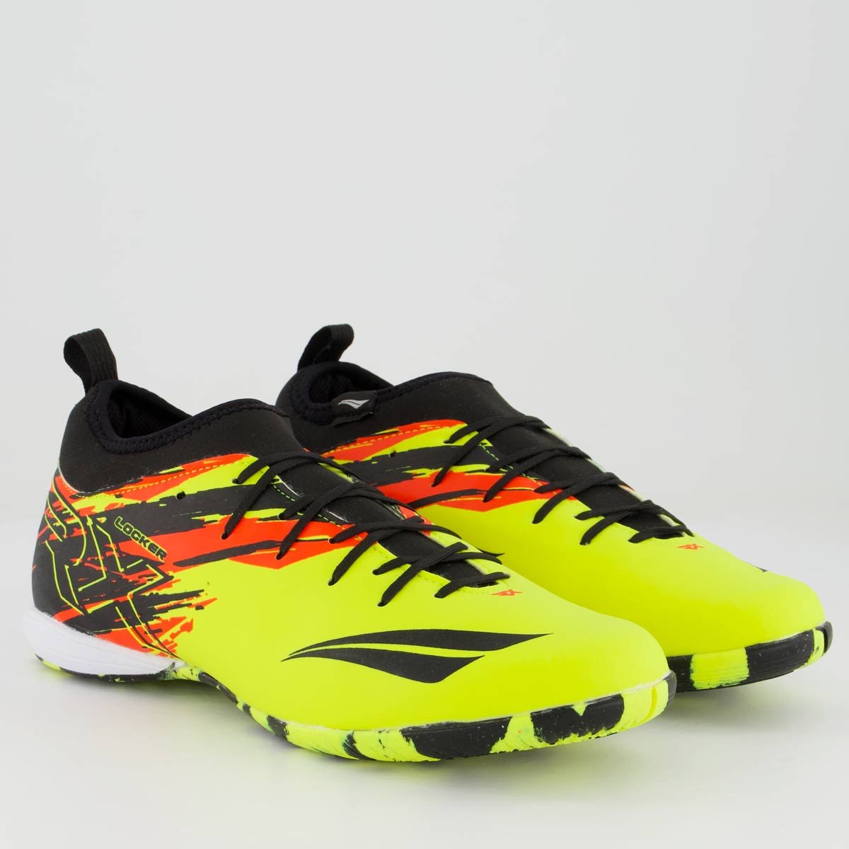 Chuteira Penalty RX Locker Y-4 Futsal Amarela e Preta Amarelo 2