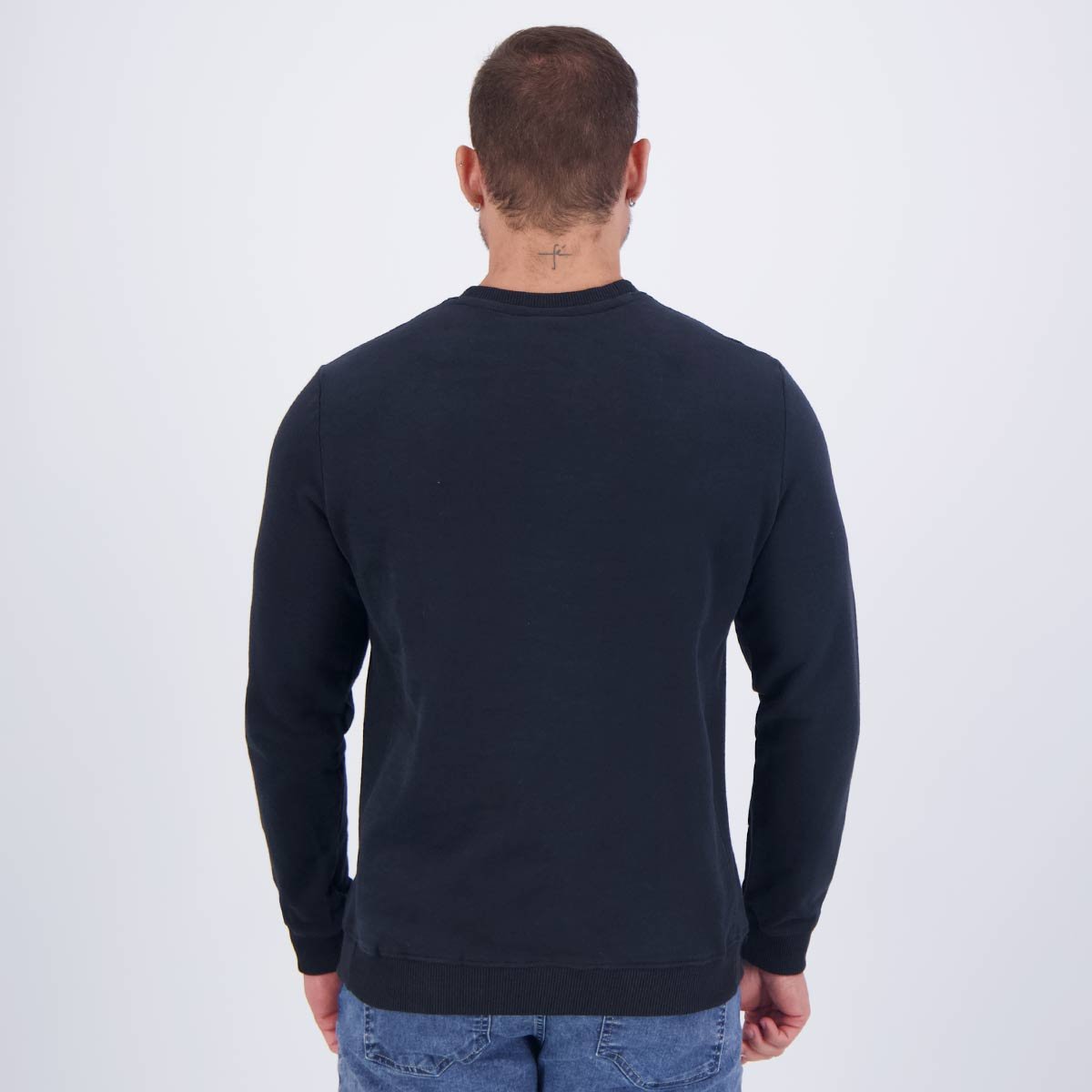 Moletom Fila Heritage Essential Preto Preto 4