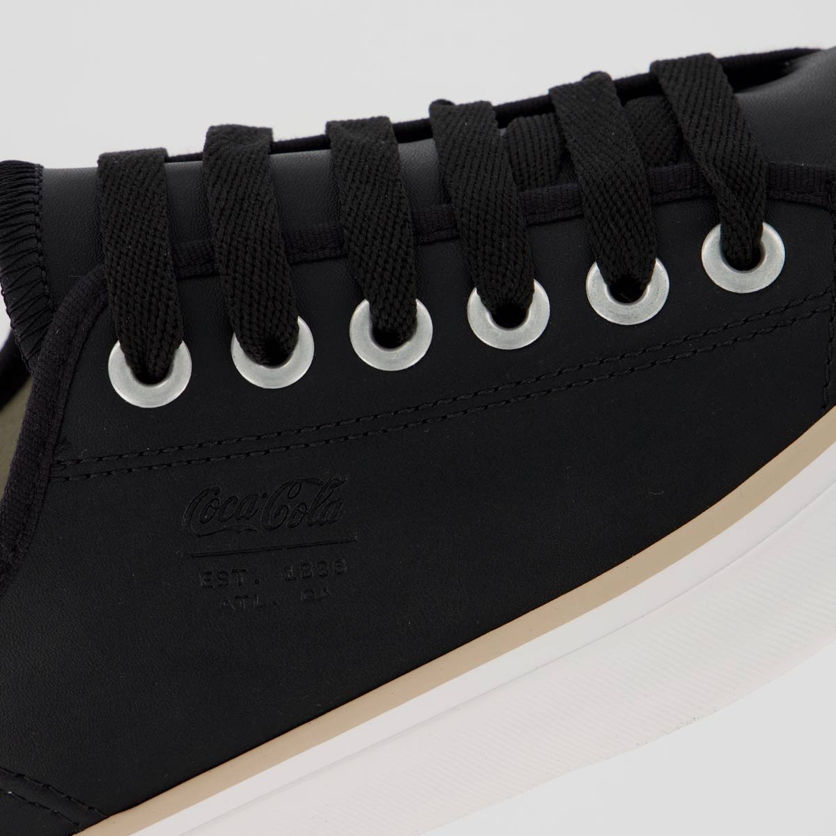 Tênis Coca Cola Stream Town Feminino Preto Preto 7