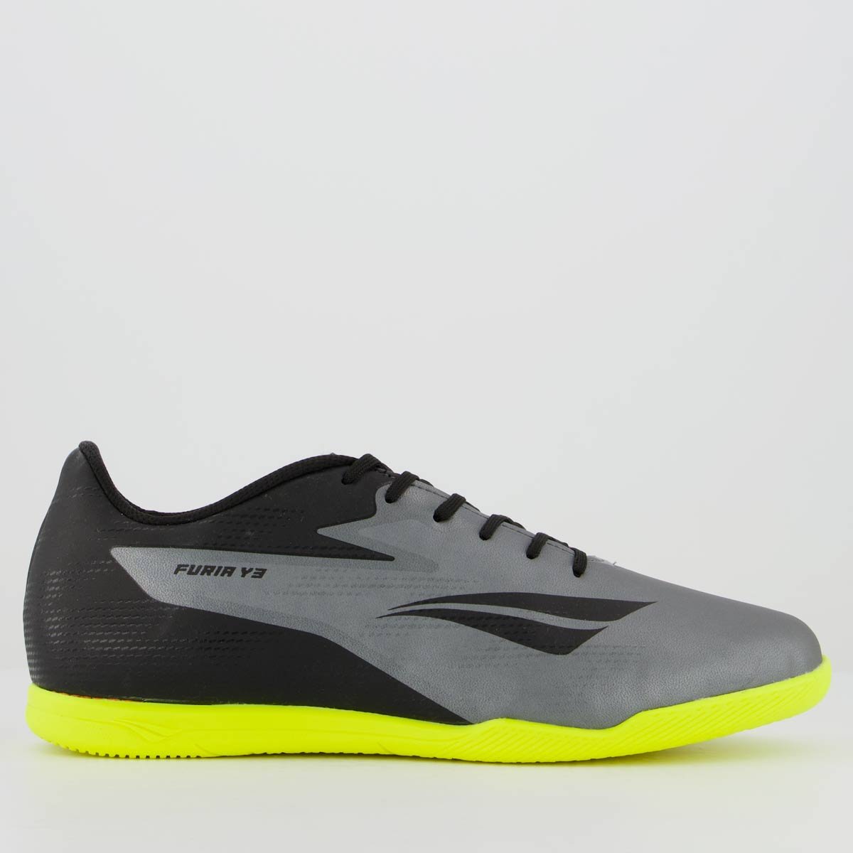 Chuteira Penalty Furia Y-3 Futsal Cinza e Preta Cinza 1