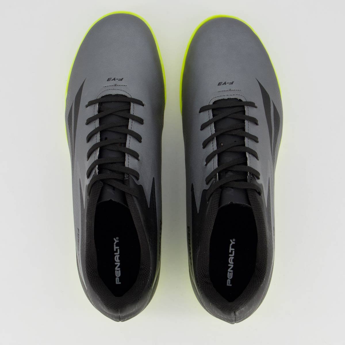 Chuteira Penalty Furia Y-3 Futsal Cinza e Preta Cinza 4
