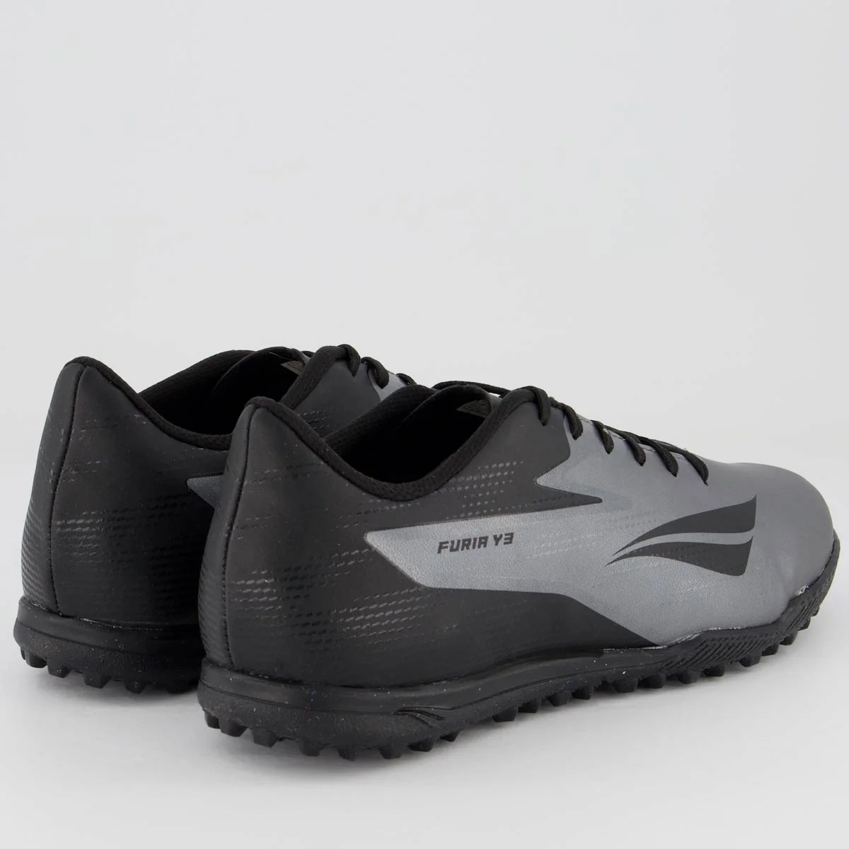 Chuteira Penalty Furia Y-3 Society Cinza e Preta Cinza 3