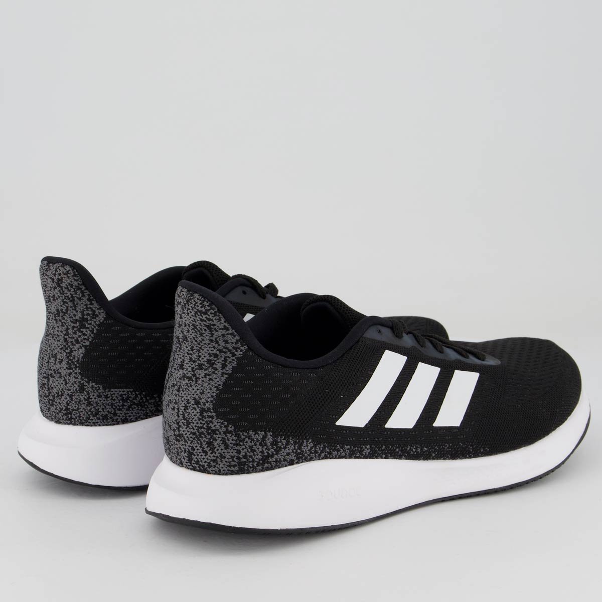 Tênis Adidas Endo Run Feminino Preto e Branco Branco 3