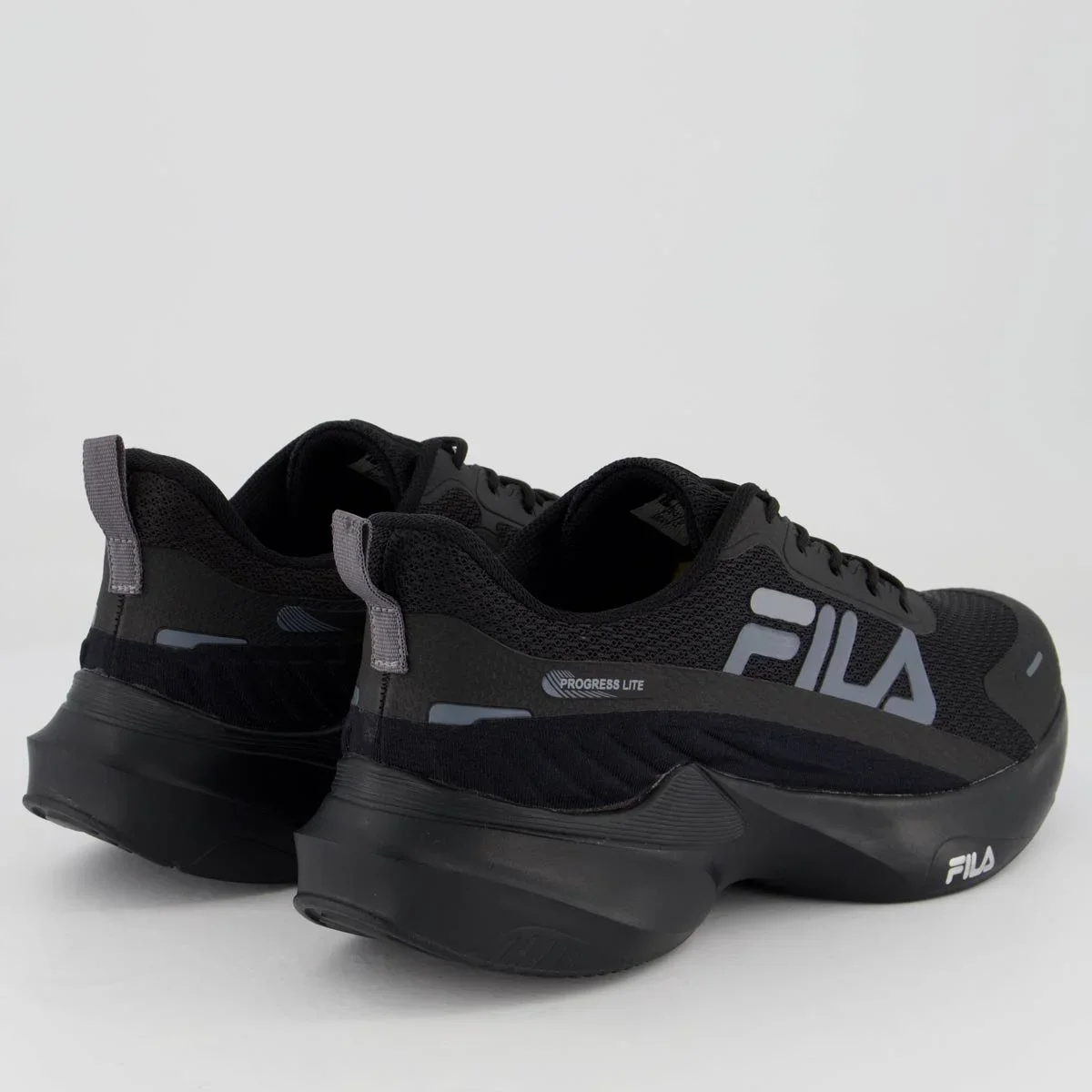 Tênis Fila Progress Lite Preto e Cinza Preto/Cinza 3