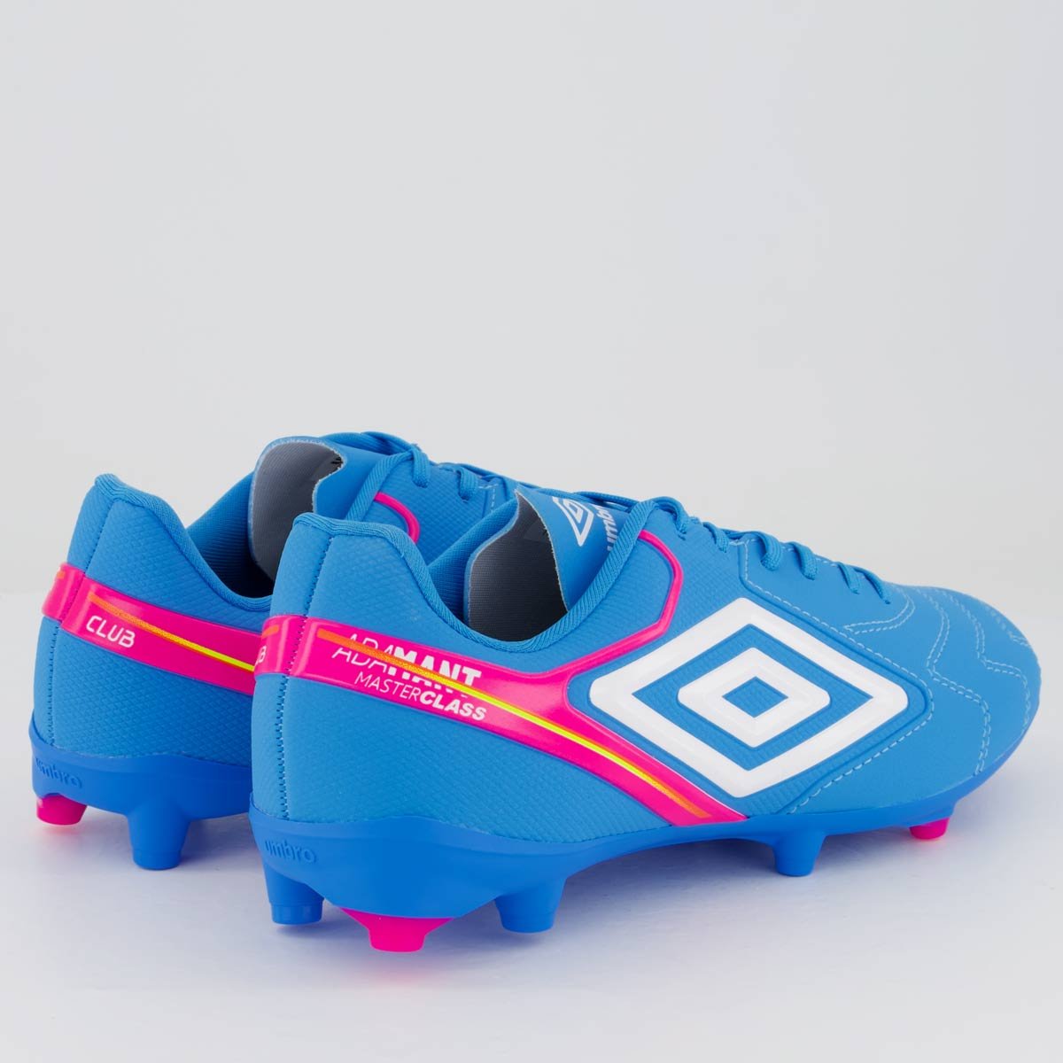 Chuteira Umbro Adamant Campo Azul e Rosa Azul/Rosa 3