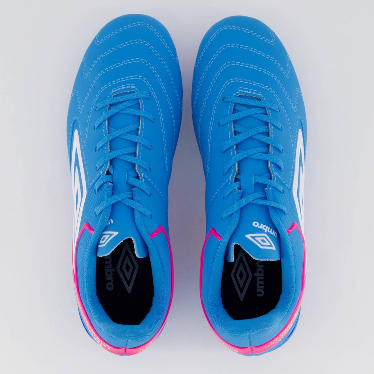 Chuteira Umbro Adamant Campo Azul e Rosa Azul/Rosa 4