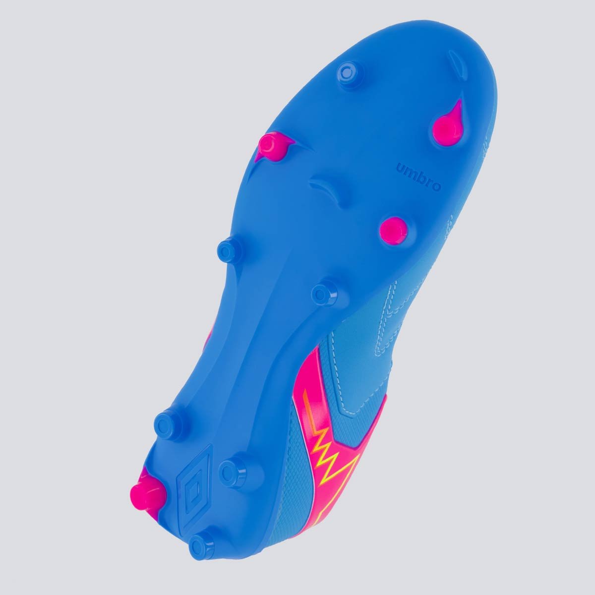 Chuteira Umbro Adamant Campo Azul e Rosa Azul/Rosa 5