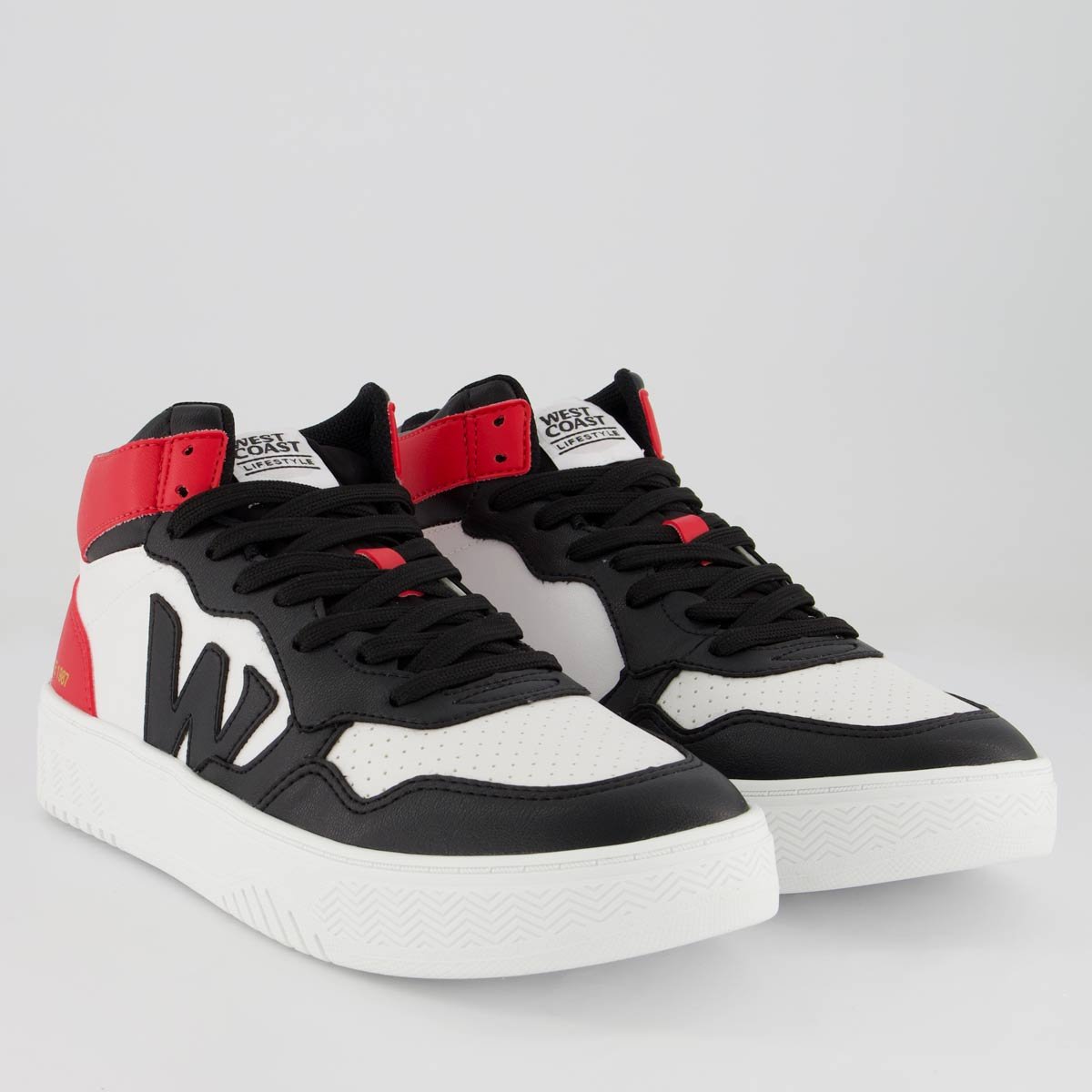 Tênis West Coast WC 69 High Preto e Vermelho Preto/Vermelho 2
