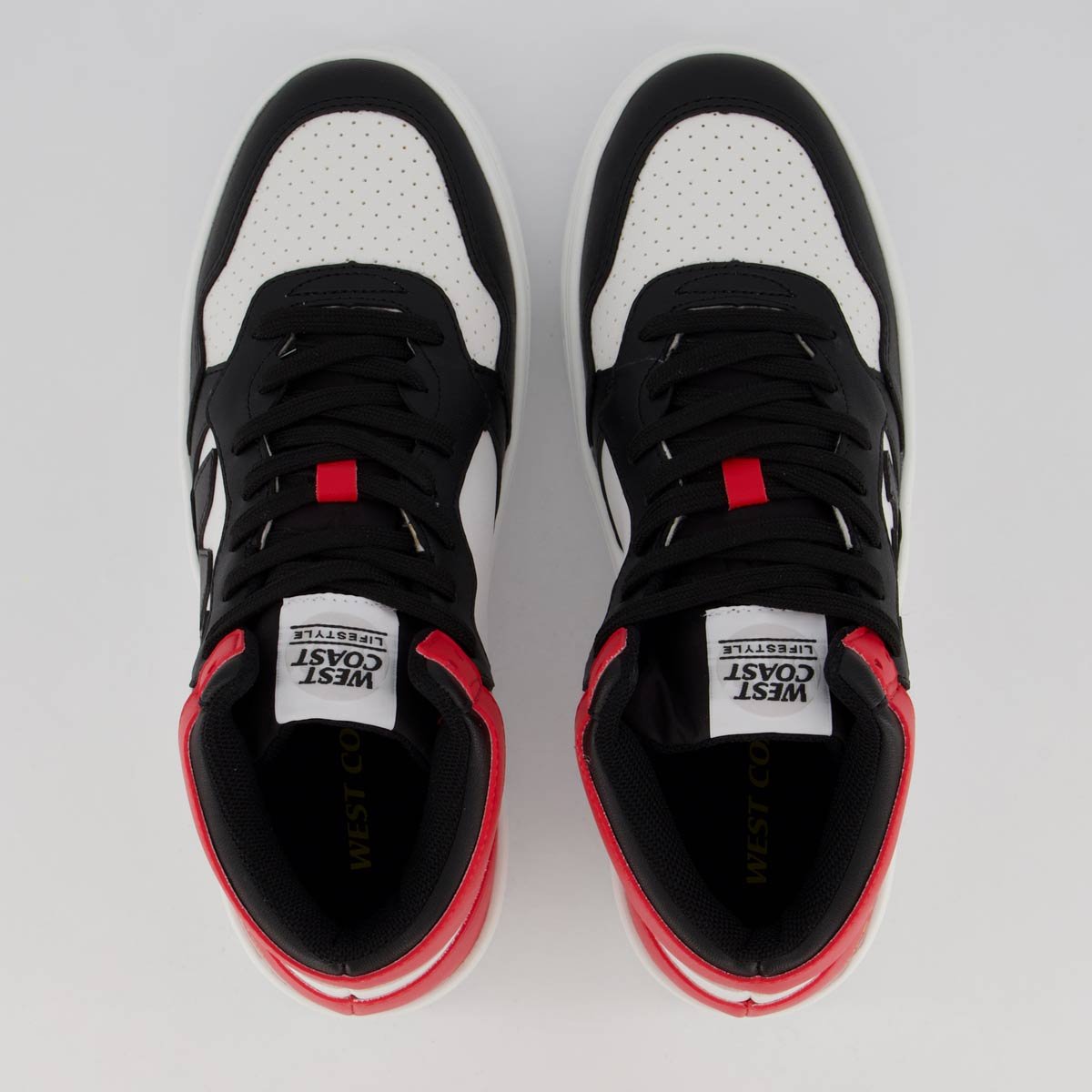 Tênis West Coast WC 69 High Preto e Vermelho Preto/Vermelho 4