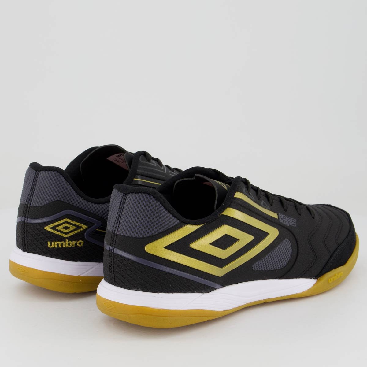 Chuteira Umbro Pro 5 Futsal Preta Preto 3
