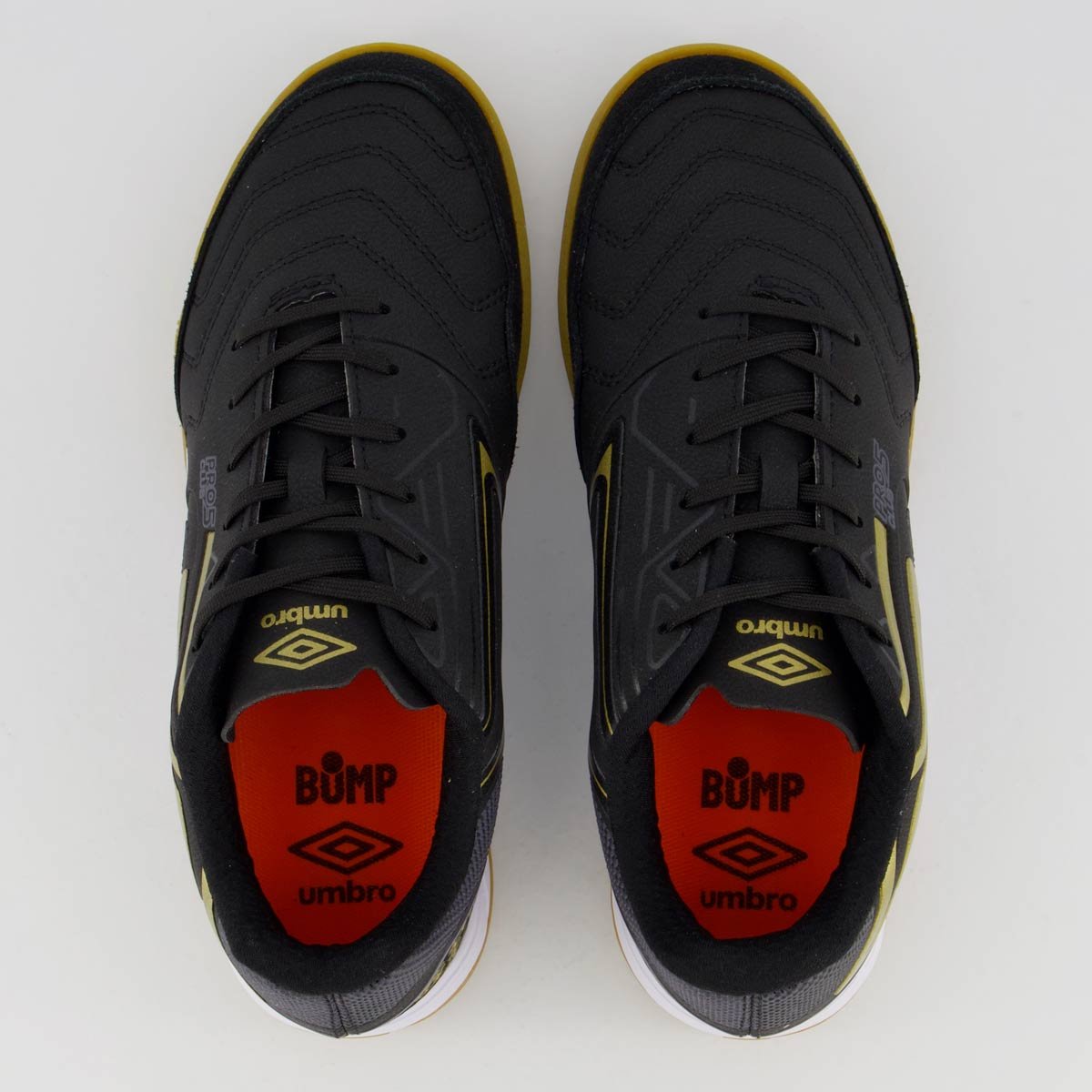 Chuteira Umbro Pro 5 Futsal Preta Preto 4