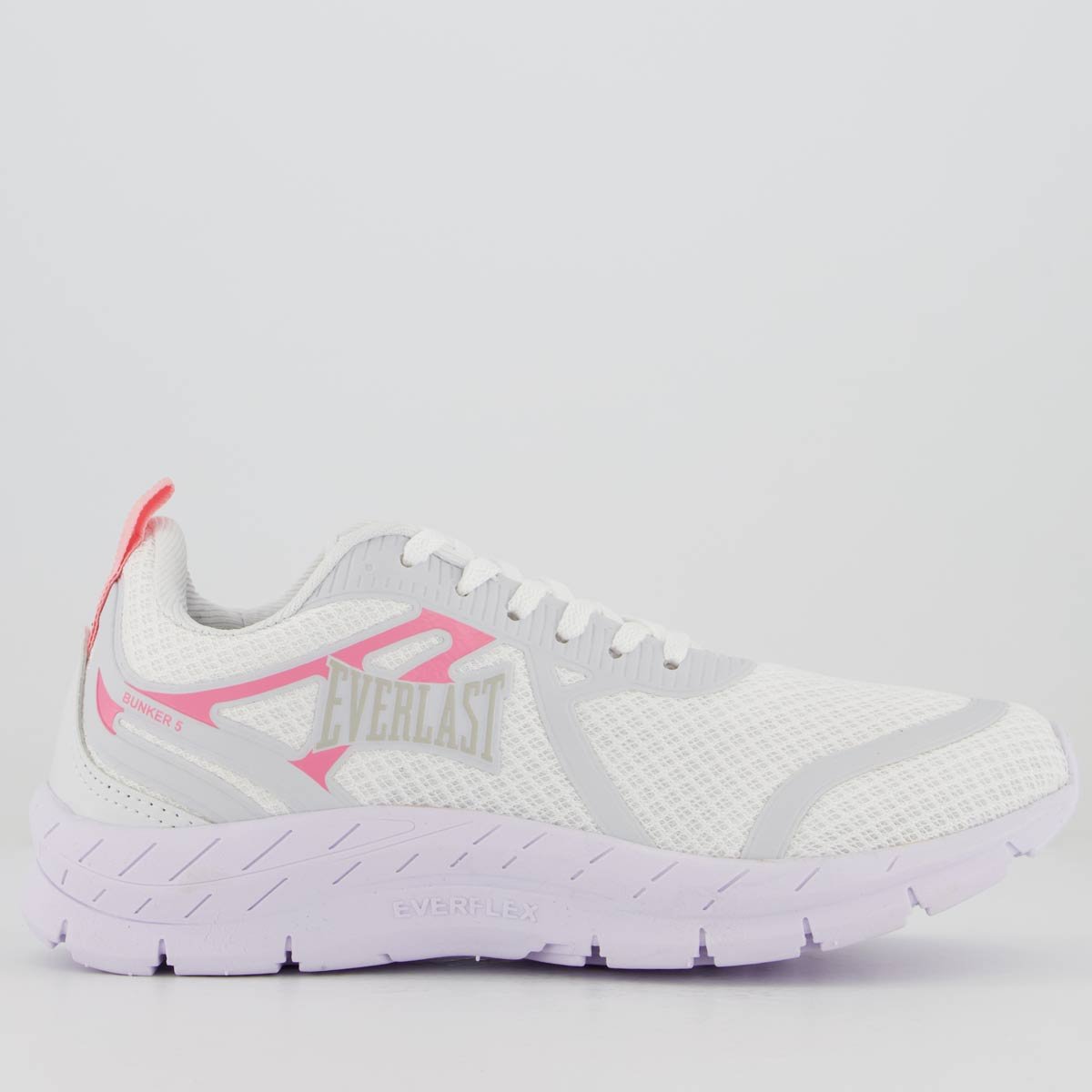 Tênis Everlast Bunker 5 Feminino Branco e Rosa Branco/Rosa 1