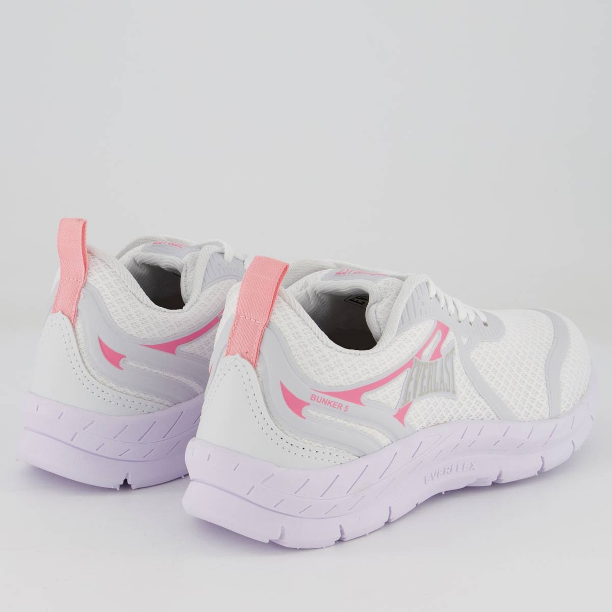 Tênis Everlast Bunker 5 Feminino Branco e Rosa Branco/Rosa 3