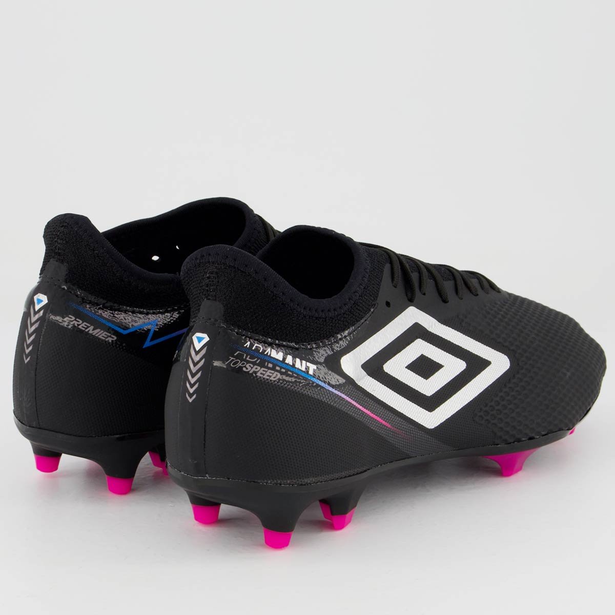 Chuteira Umbro Adamant Top Speed Premier Campo Preta Preto 3