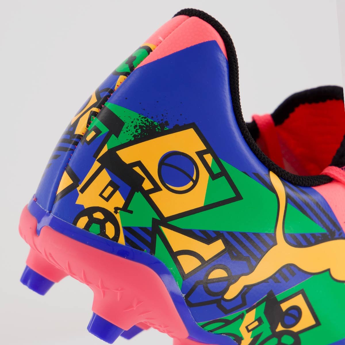 Chuteira Puma Future 7 Play Neymar Jr NJR FG/AG BDP Campo Rosa Rosa 6