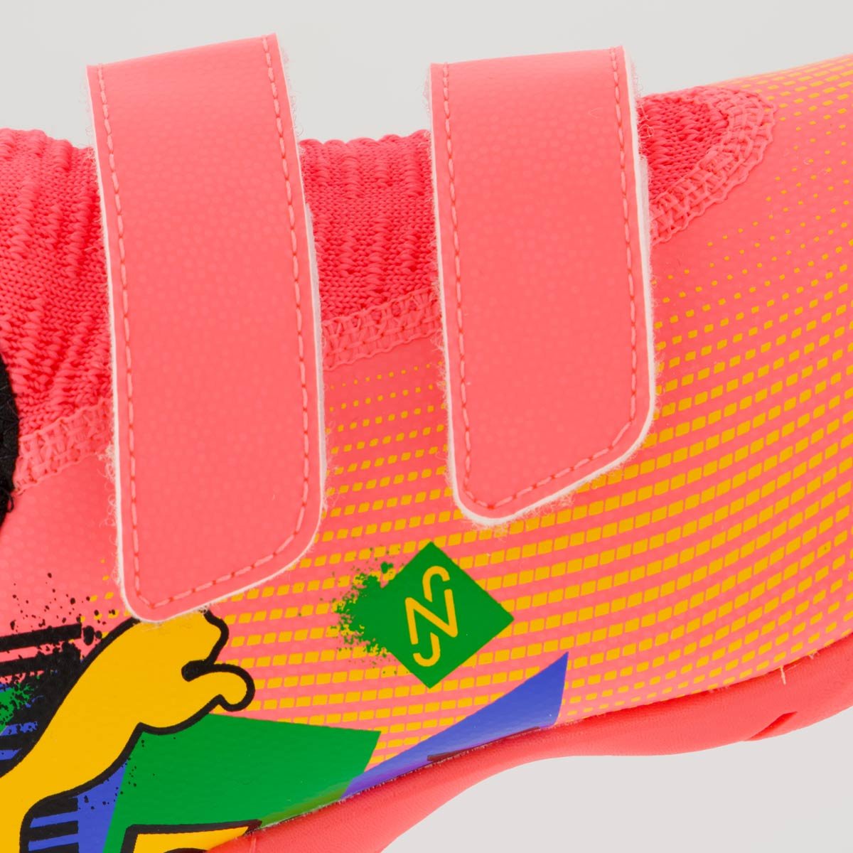 Chuteira Puma Future 7 Play Neymar Jr NJR IT V PS BDP Futsal Kids Rosa Rosa/Azul 7