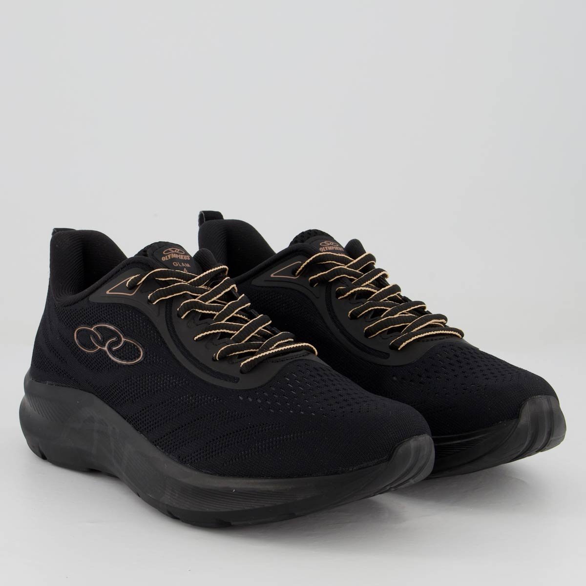 Tênis Olympikus Glam 4 Feminino Preto Preto 2
