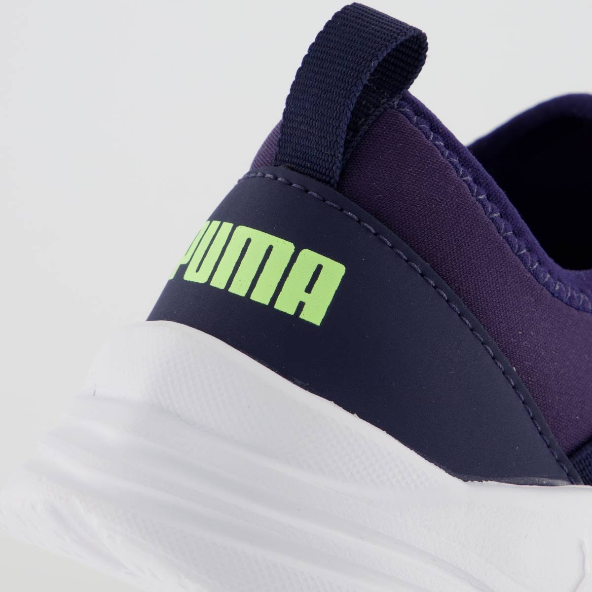 Tênis Puma Wired Run Slip On Infantil Marinho Azul 6