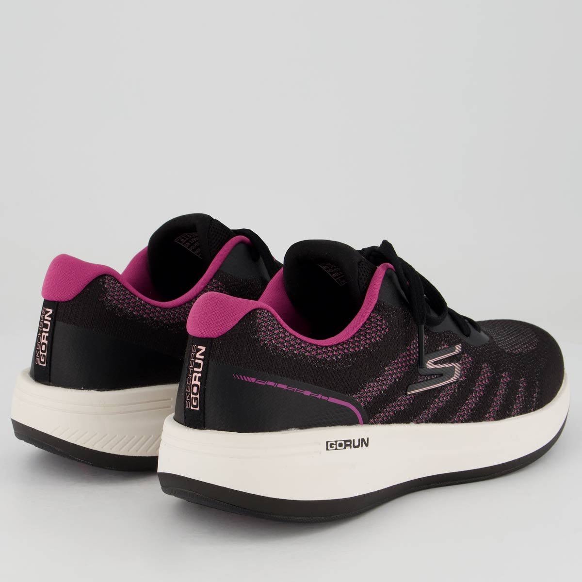 Tênis Skechers Go Run Pulse 2.0 Feminino Preto e Rosa Preto/Rosa 3