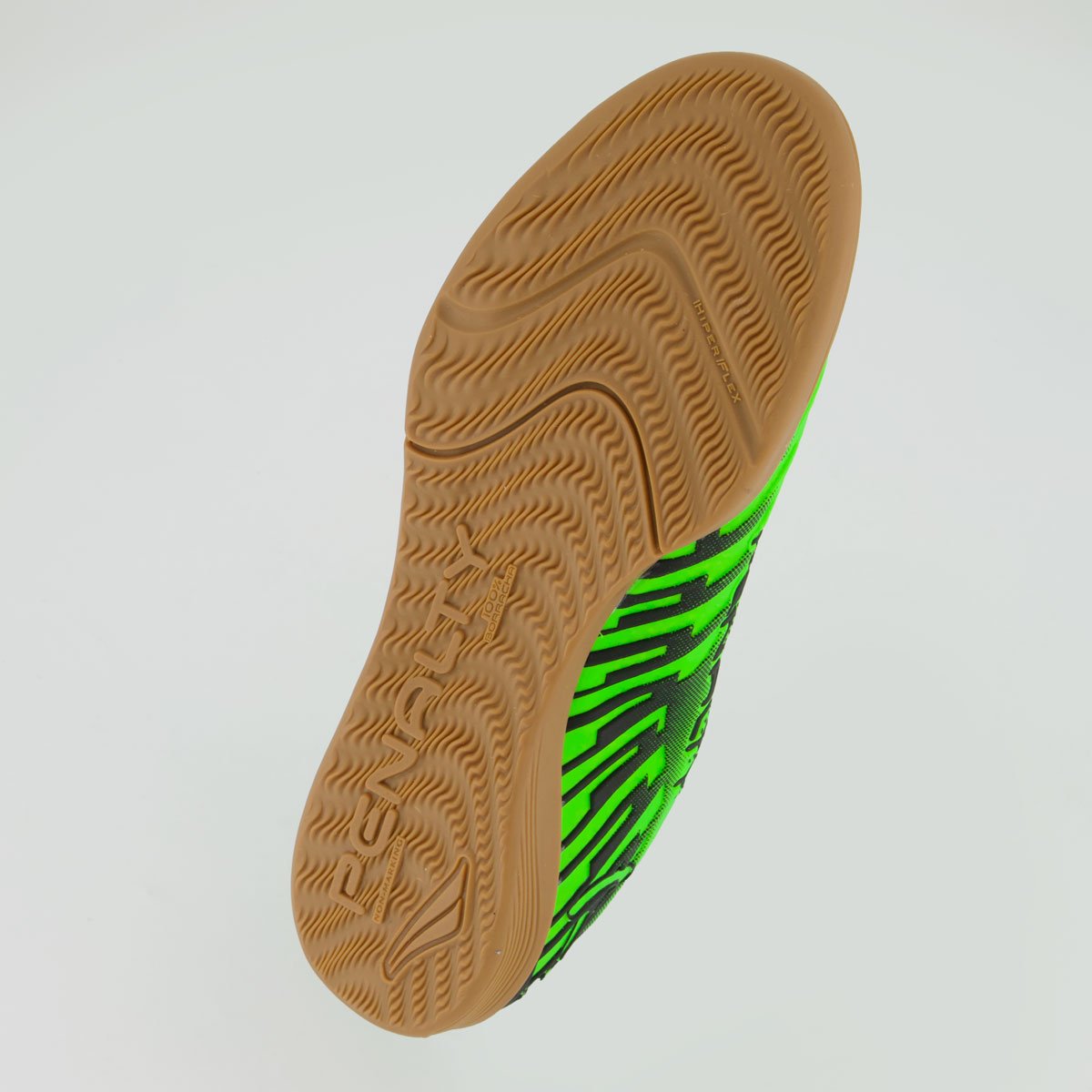 Chuteira Penalty Bravo Y-3.0 Futsal Verde Limão e Preta Verde/Preto 5