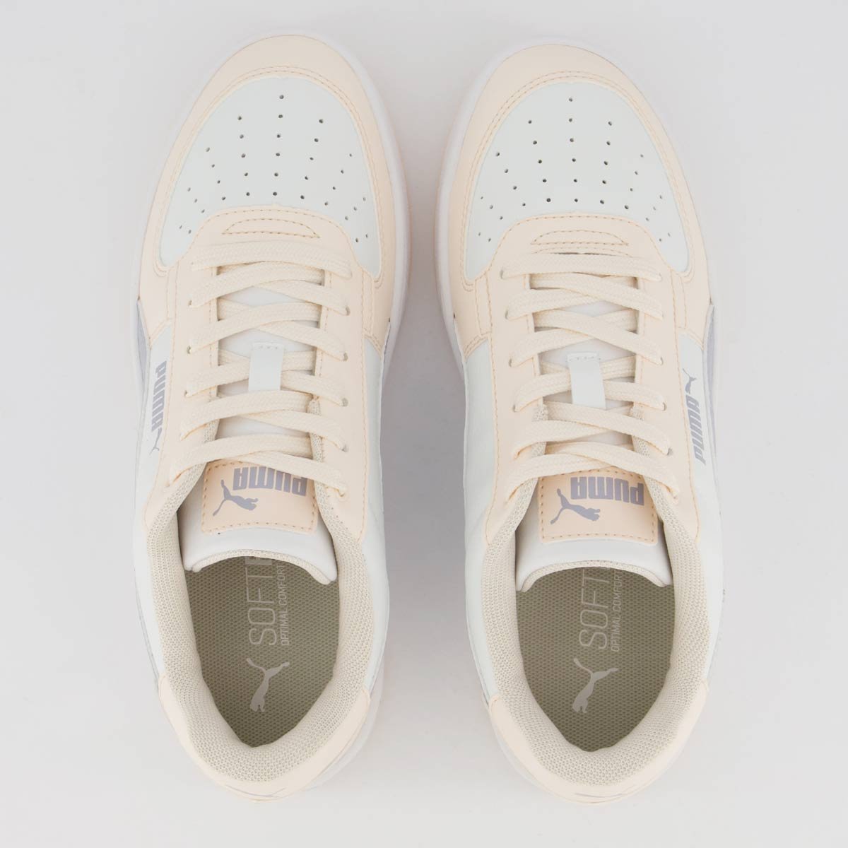 Tênis Puma Caven 2.0 BDP Feminino Branco e Rosa Claro Branco e Rosa Claro 4